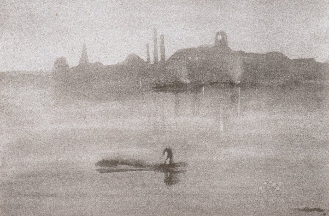 Nocturne: The River at Battersea by James Abbott McNeill Whistler