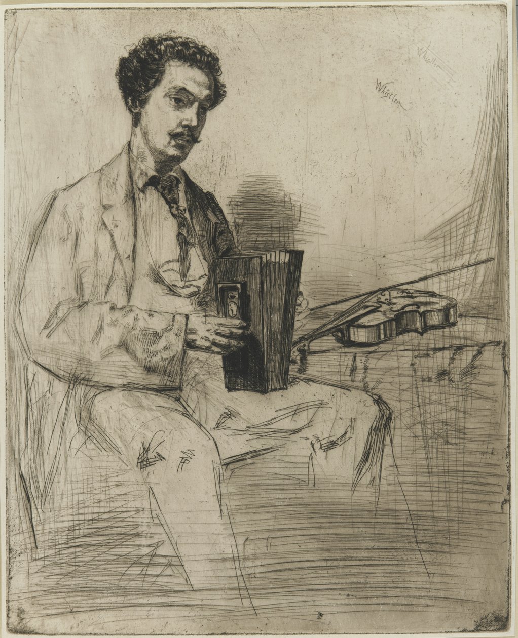 Ross Winans by James Abbott McNeill Whistler