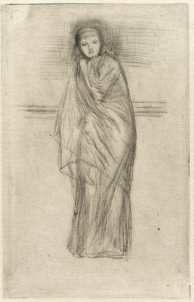 The Model Resting, 1870 by James Abbott McNeill Whistler