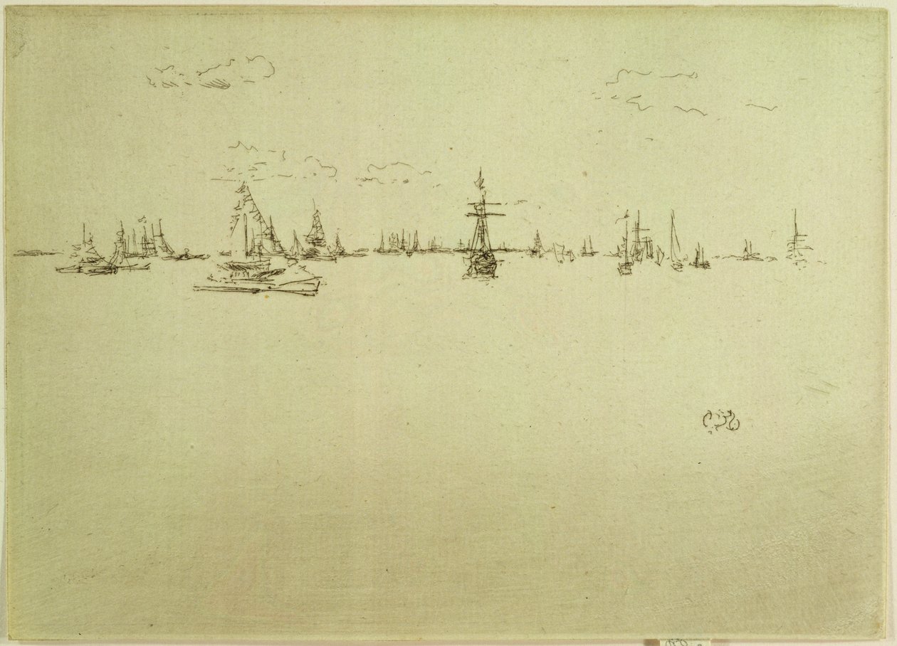 The Turret Ship, from a Set of Twelve Etchings Entitled 