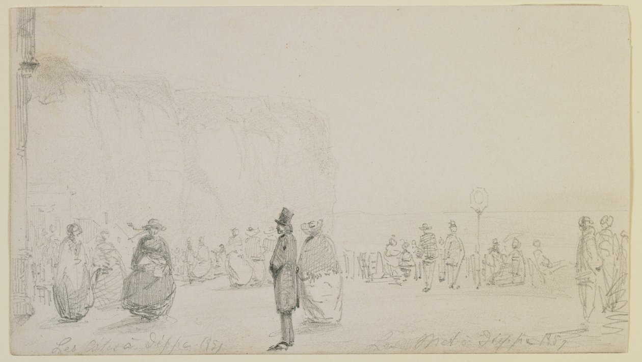 The coast at Dieppe, 1857 by James Abbott McNeill Whistler