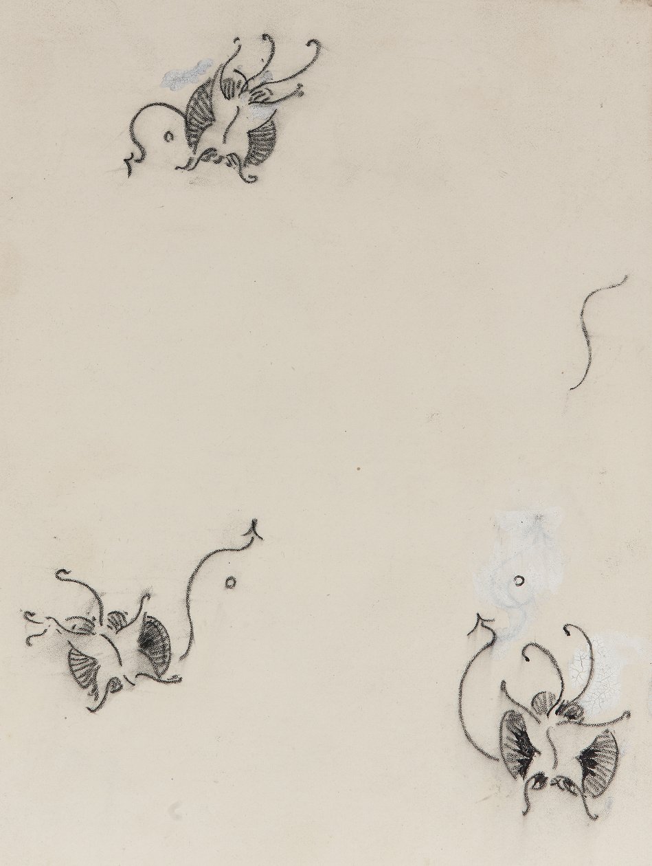 Three Whistler Butterflies, c.1890 by James Abbott McNeill Whistler