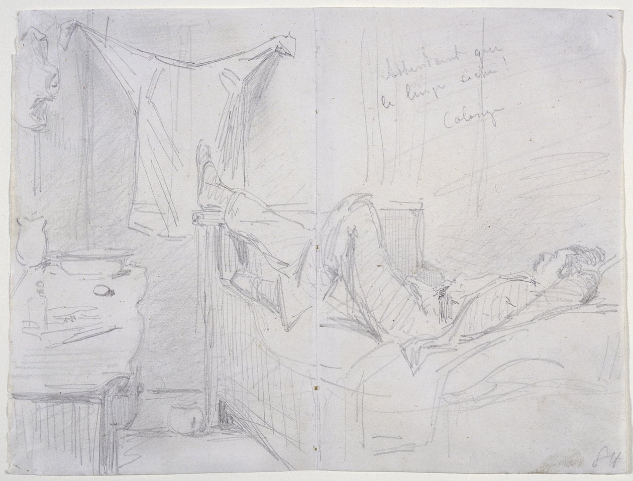 Waiting for the clothes to dry, Cologne by James Abbott McNeill Whistler