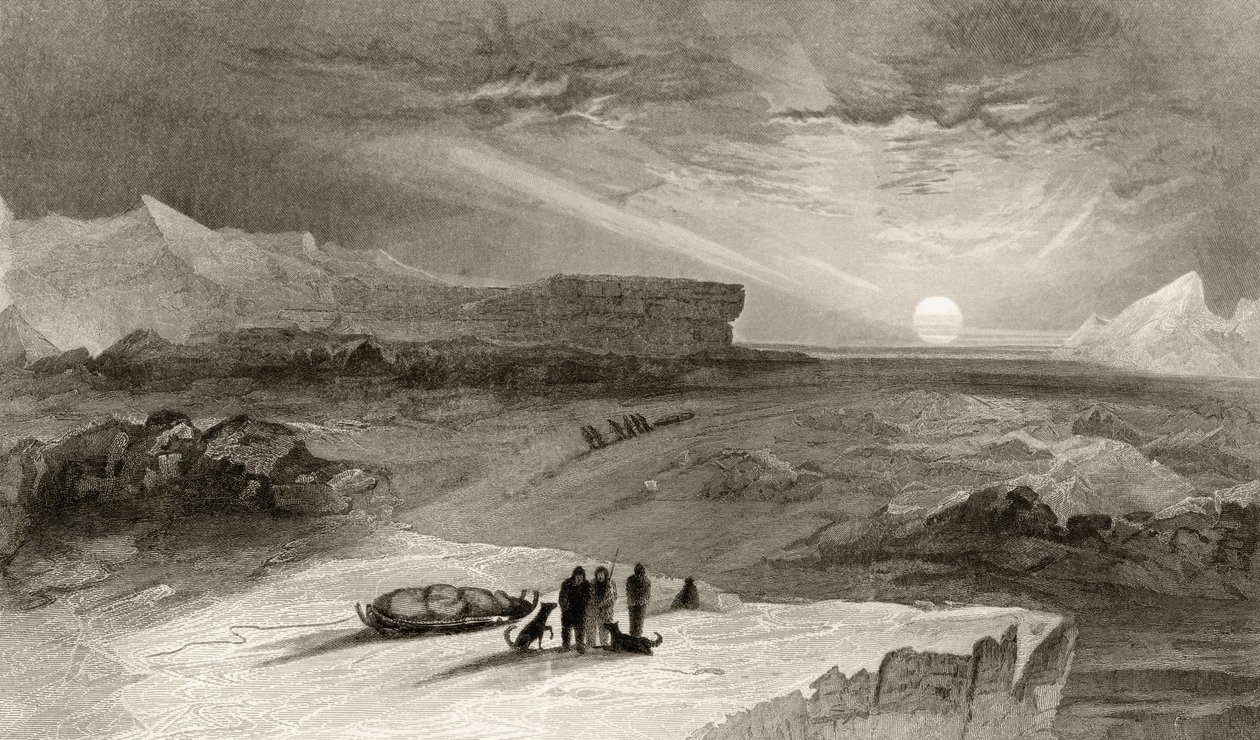 The Look Out from Cape George Russell, engraved by R. Hinshelwood, from 