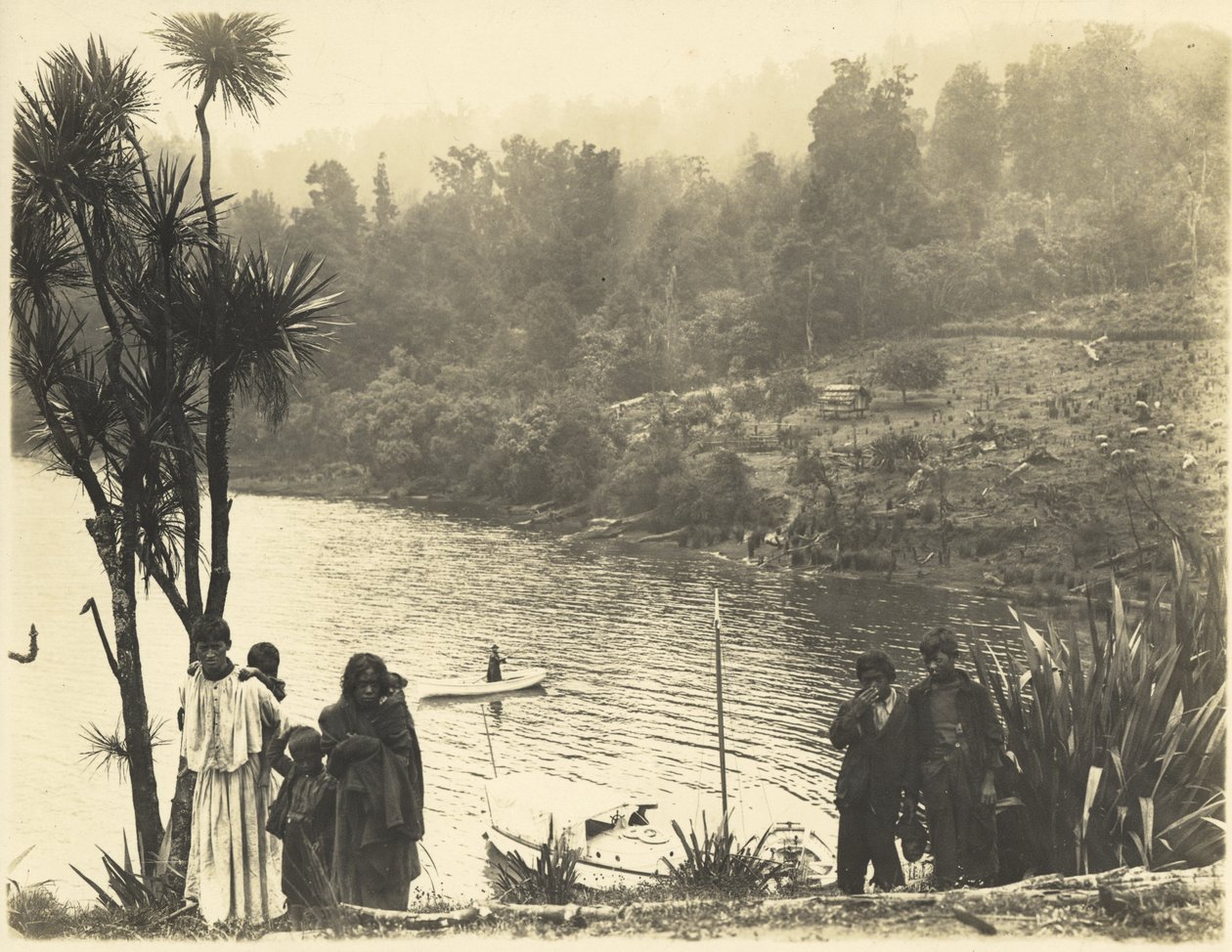 Lake Waikaremoana, 1908 by James McDonald
