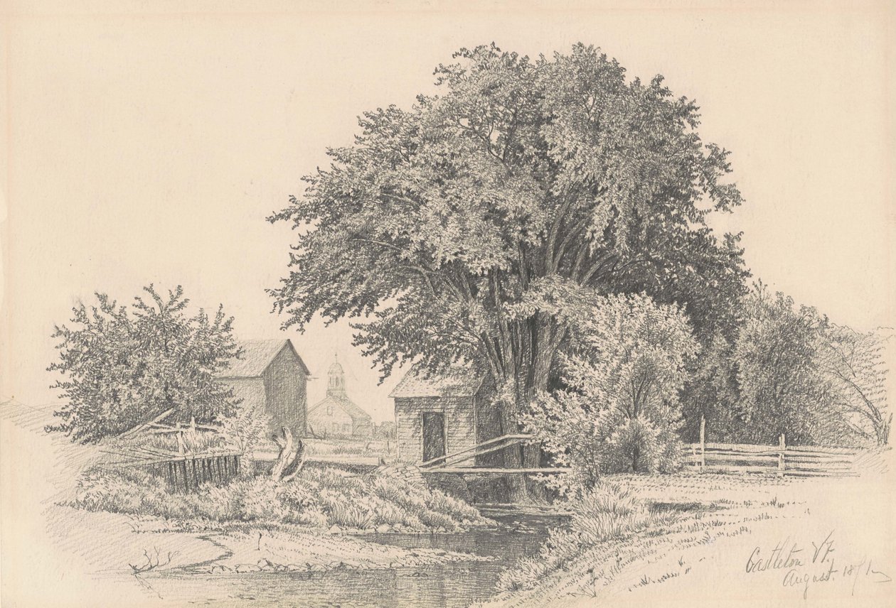 Castleton, Vermont, 1871 by James Renwick Brevoort