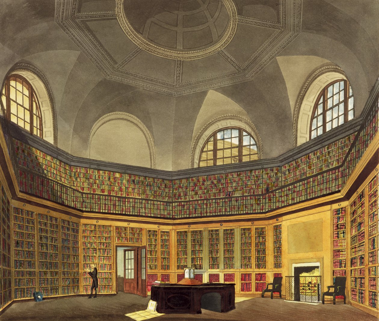 The King's Library, Buckingham House, from 'The History of the Royal ...