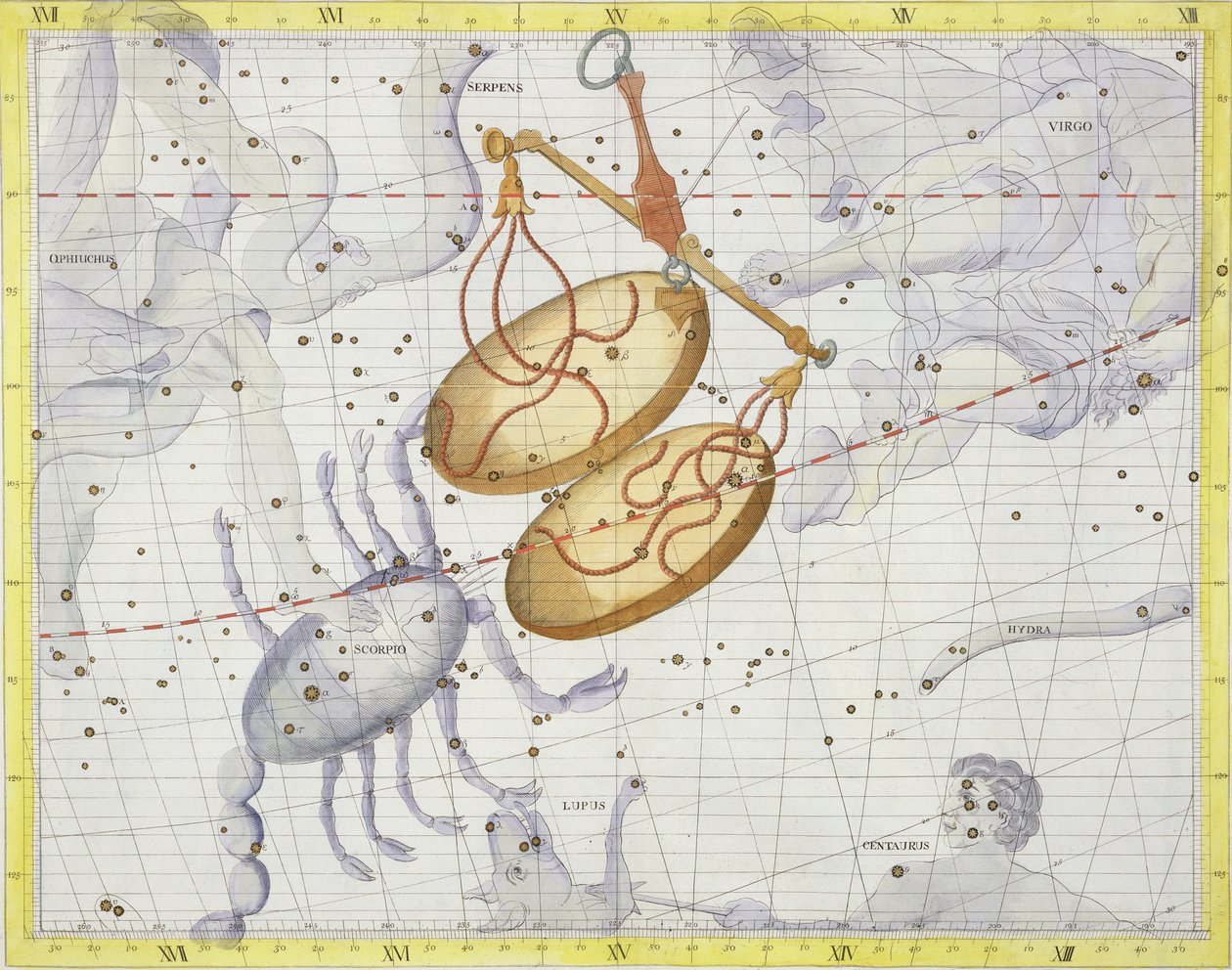 Constellation of Libra, plate 7 from 