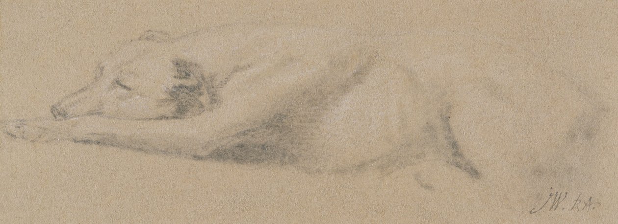 Study of a Sleeping Dog by James Ward