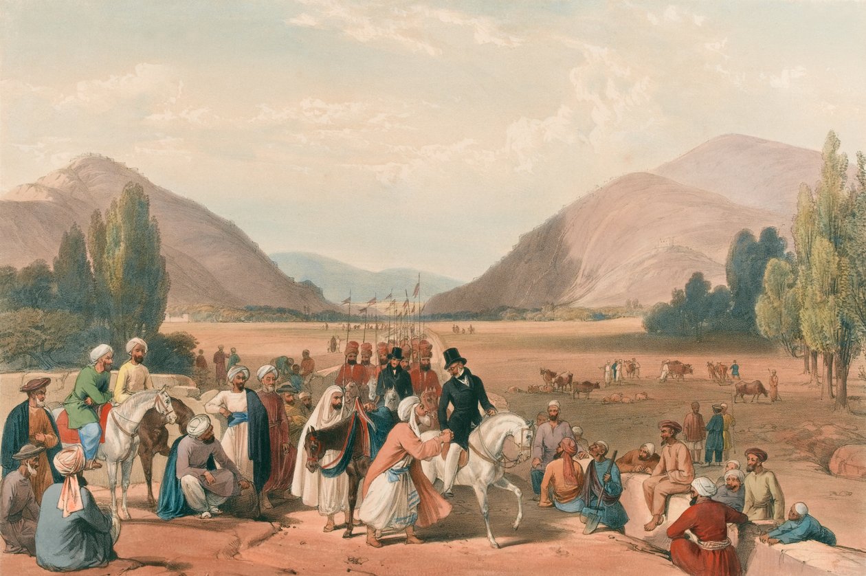 Entrance into Caubul from Killa-Kazee by James (after) Atkinson