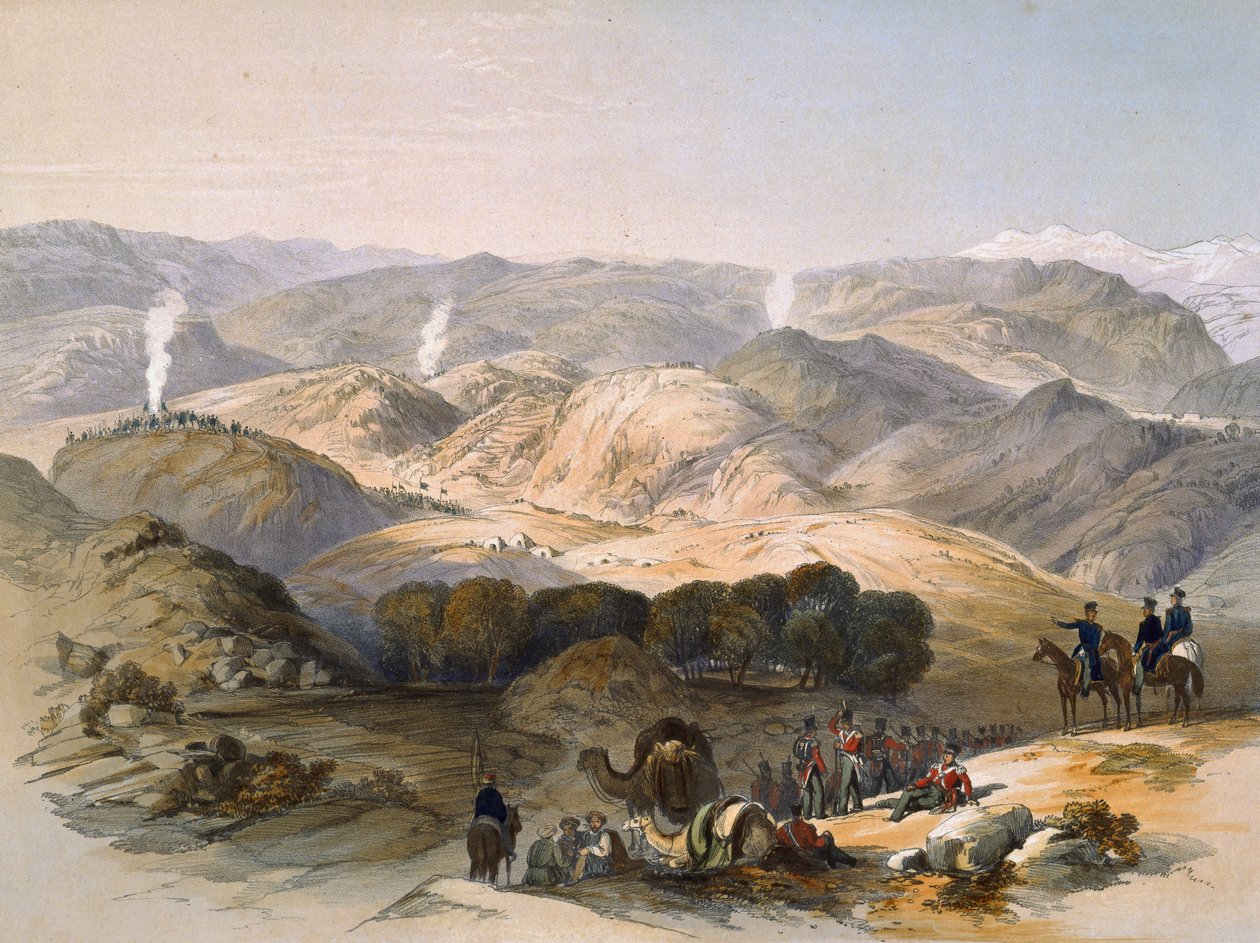 Jugdelluk, The Last Stand by General Elphinstone