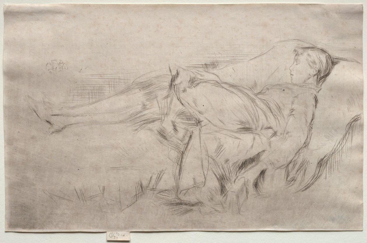 A Child on a Couch, No. 2 by James Abbott McNeill Whistler