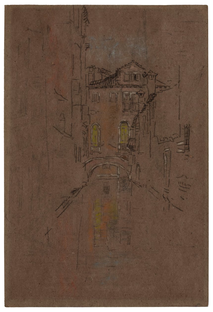 A Venetian Canal, 1879-1880 by James Abbott McNeill Whistler