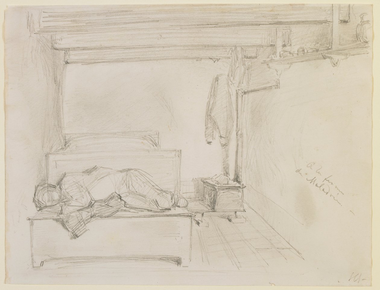 A la Ferme de Maladrie by James Abbott McNeill Whistler