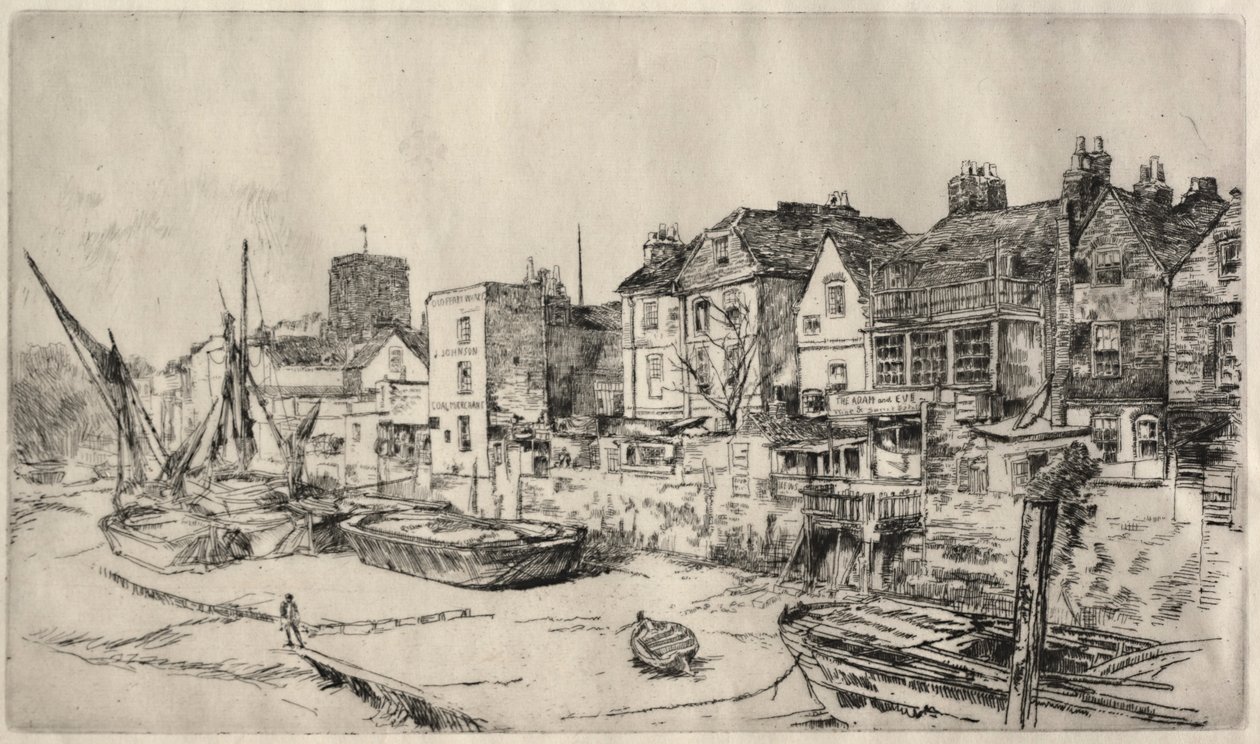 Adam and Eve Tavern, Old Chelsea by James Abbott McNeill Whistler