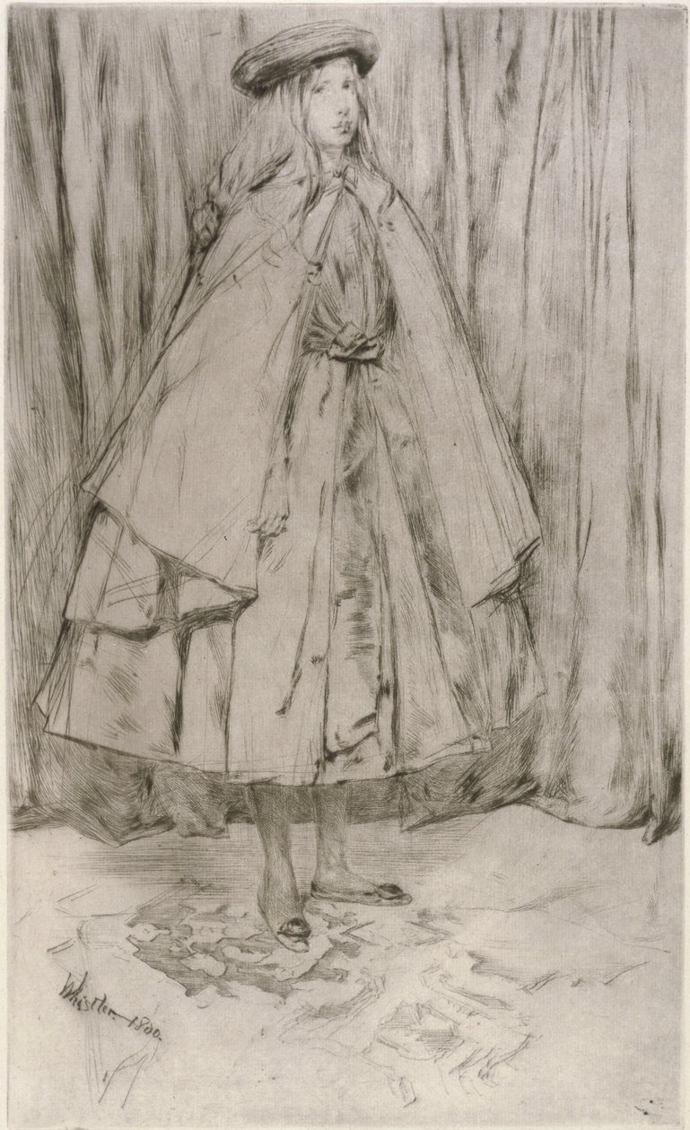 Annie Haden, 1860 by James Abbott McNeill Whistler