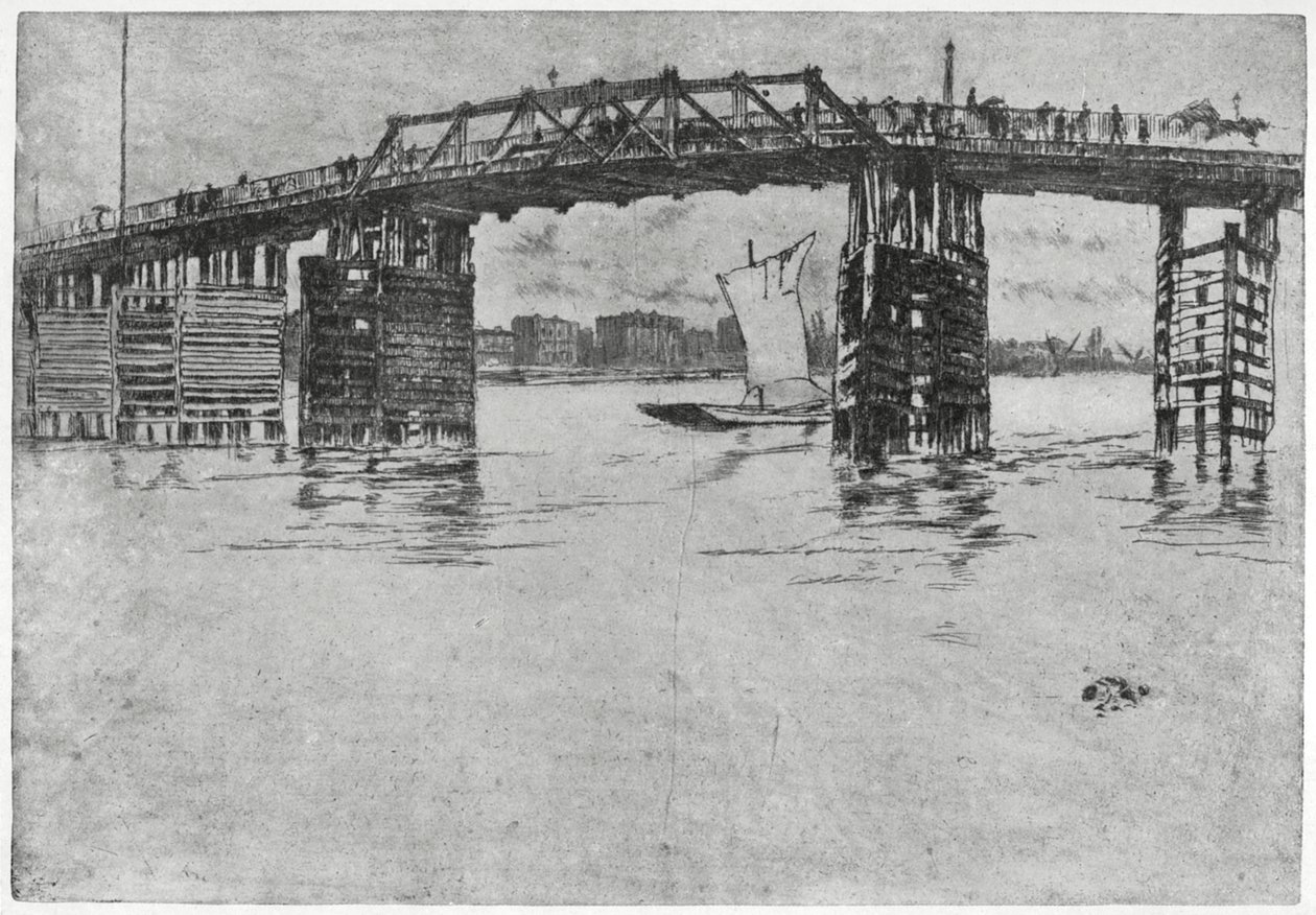 Battersea Bridge, London by James Abbott McNeill Whistler