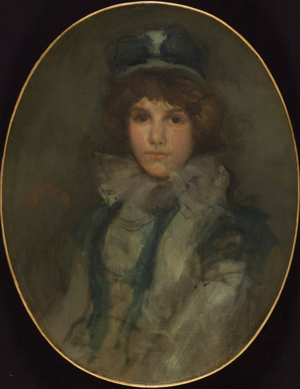 Blue and Coral: The Little Blue Bonnet by James Abbott McNeill Whistler