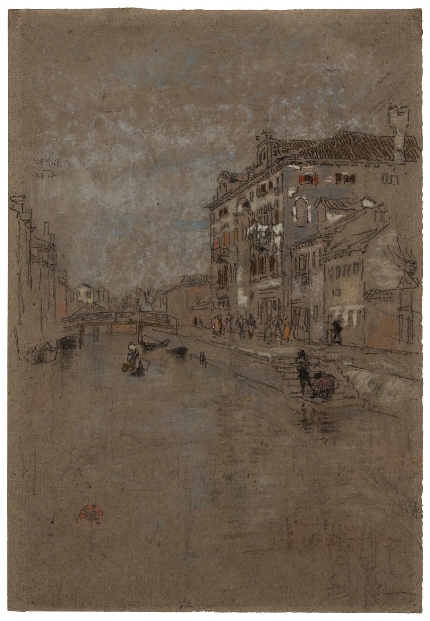 Canal in Venice Tobacco Warehouse by James Abbott McNeill Whistler