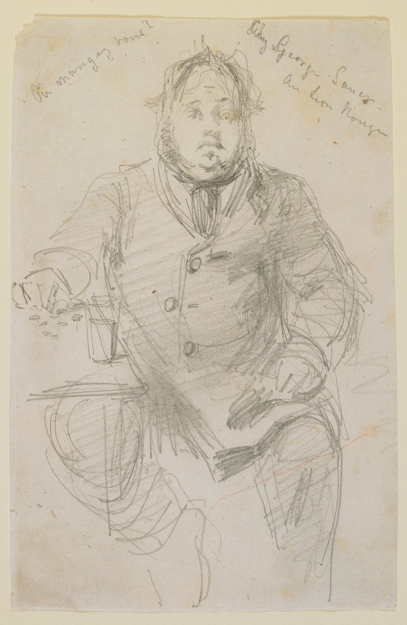 Chez George Sauer a Lion Rouge by James Abbott McNeill Whistler