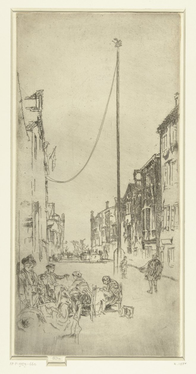 The Mast by James Abbott McNeill Whistler