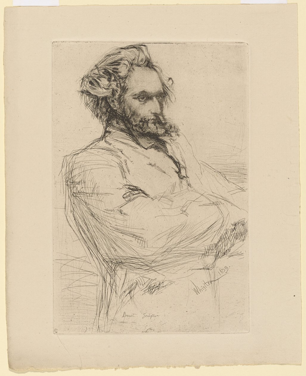 Drouet by James Abbott McNeill Whistler