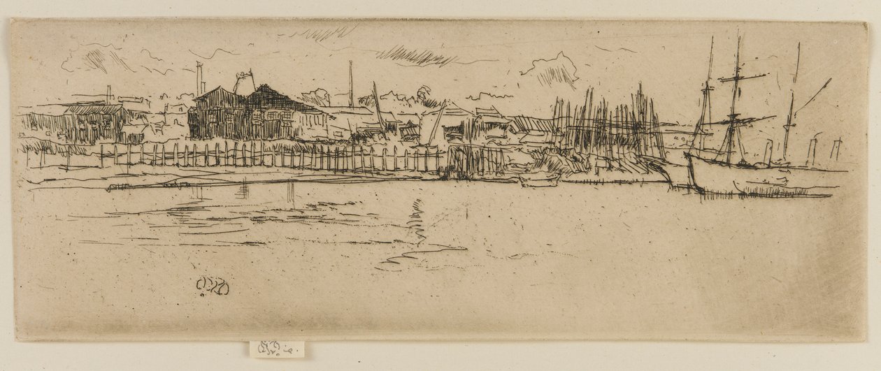 Dry Docks, Southampton by James Abbott McNeill Whistler