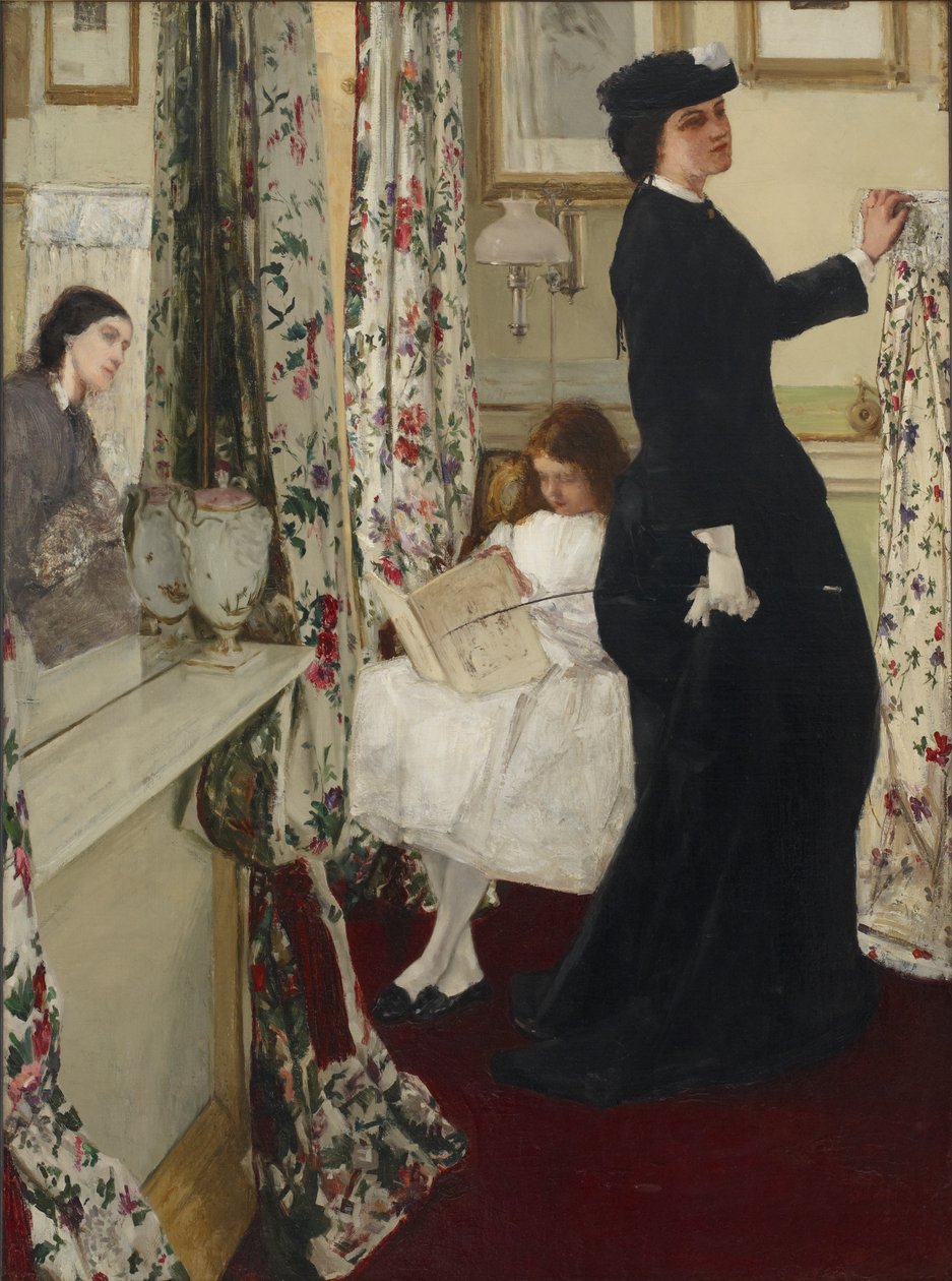 Harmony in Green and Rose: The Music Room by James Abbott McNeill Whistler