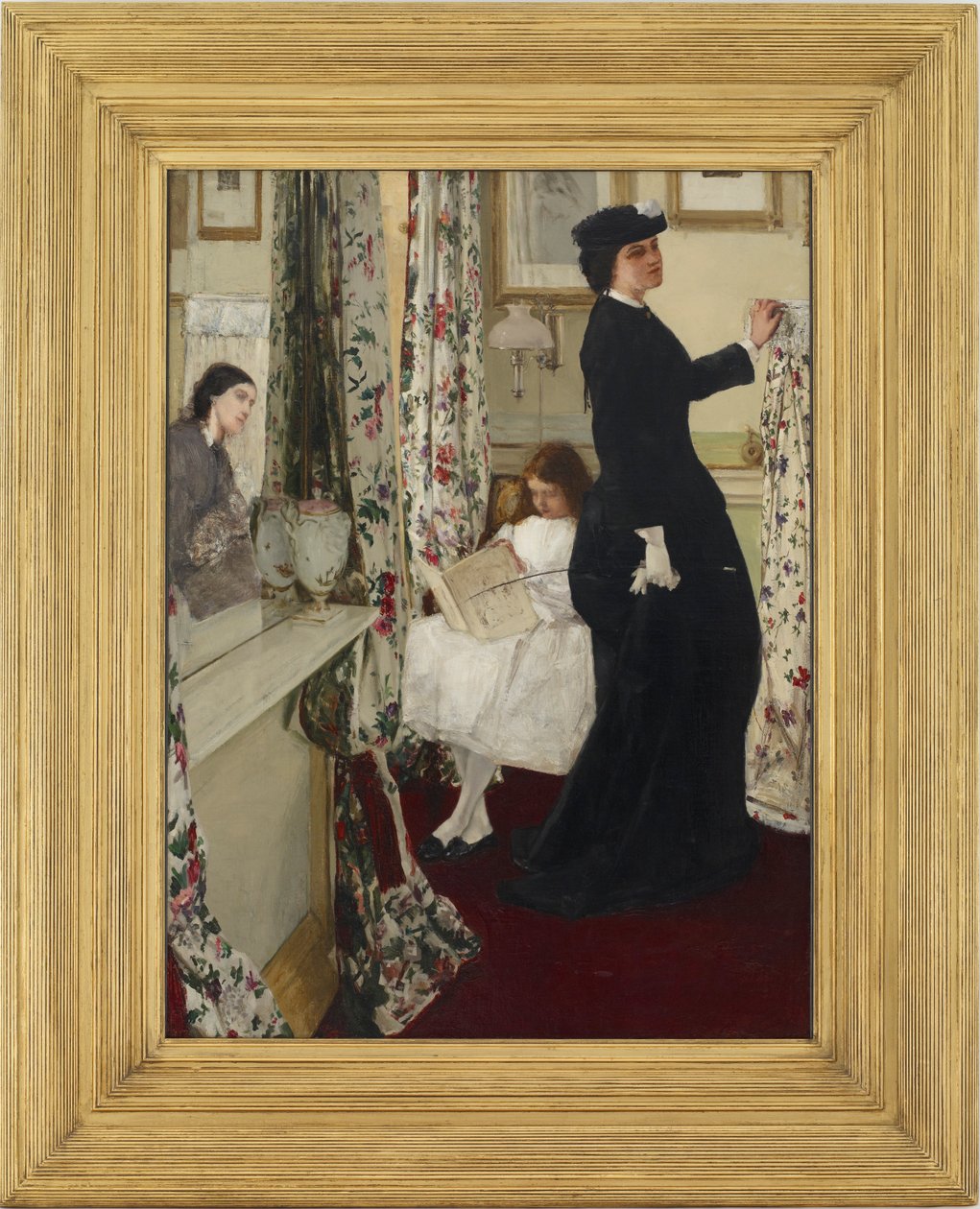 Harmony in Green and Rose: The Music Room by James Abbott McNeill Whistler