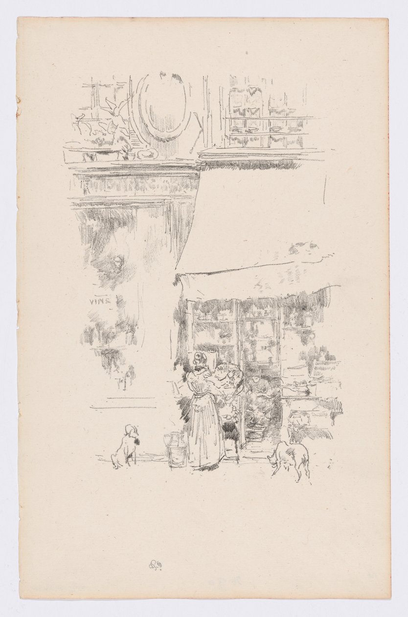 The Fruit Seller of Grenelle Street by James Abbott McNeill Whistler