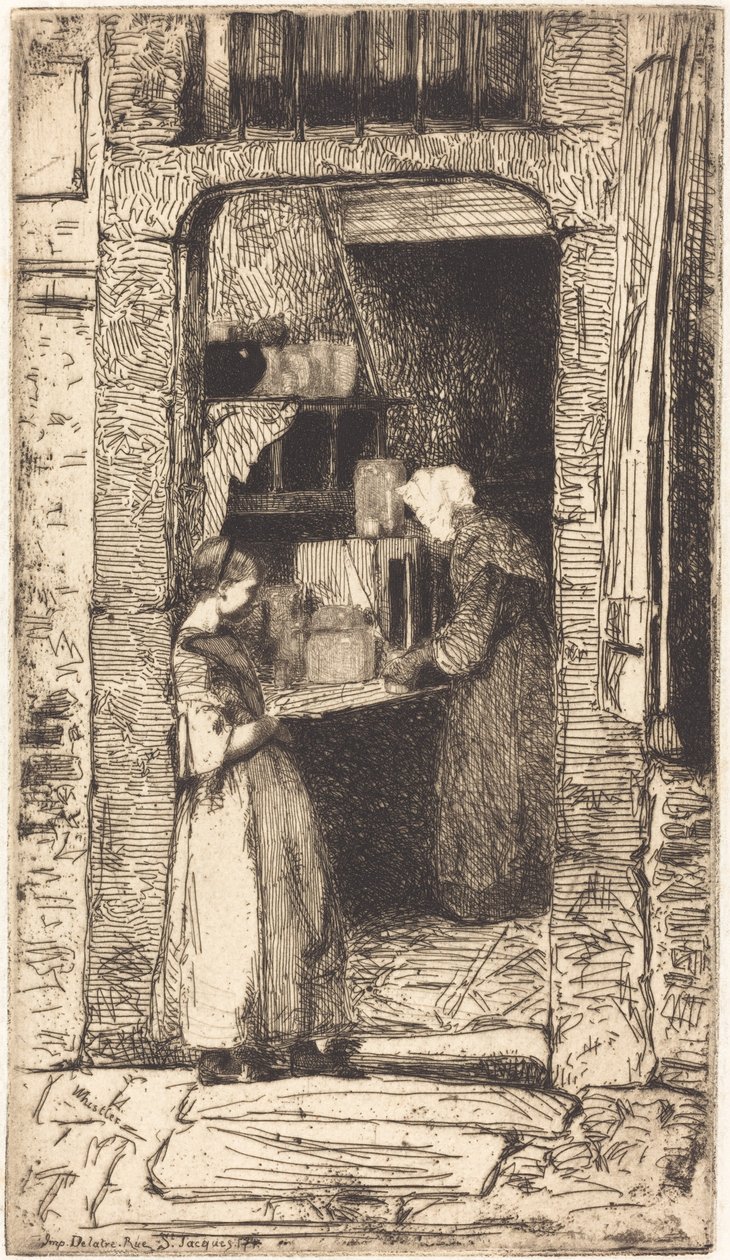 The Mustard Seller by James Abbott McNeill Whistler