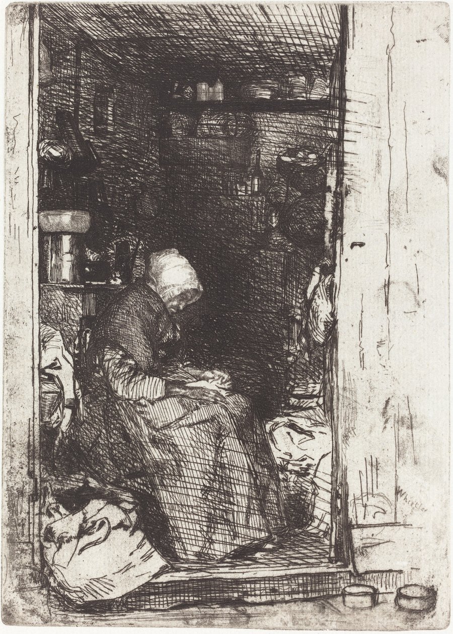 The Old Woman with Rags, 1858 by James Abbott McNeill Whistler
