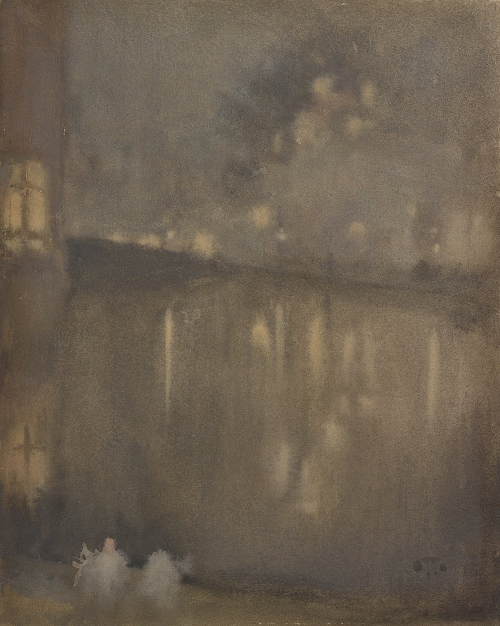 Nocturne: Grey and Gold, Canal, Holland, 1882 by James Abbott McNeill Whistler