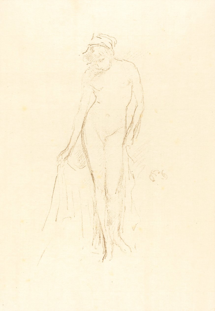 Nude Model, Standing by James Abbott McNeill Whistler