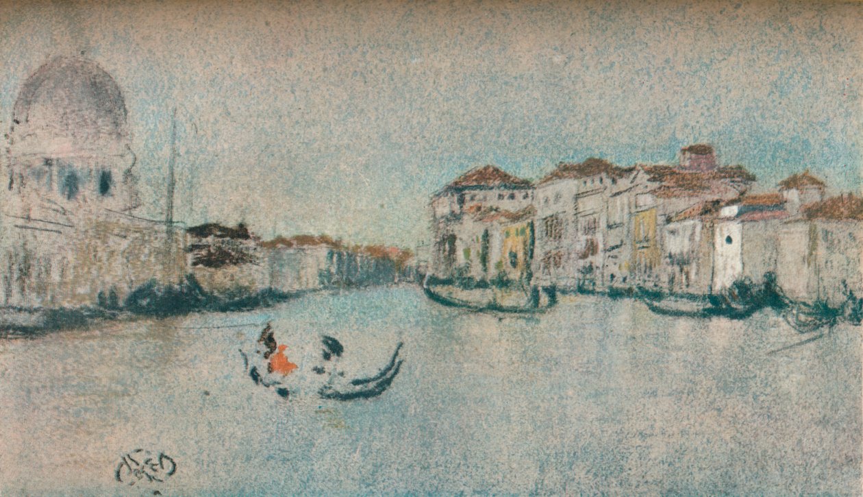 On a Venetian Canal by James Abbott McNeill Whistler