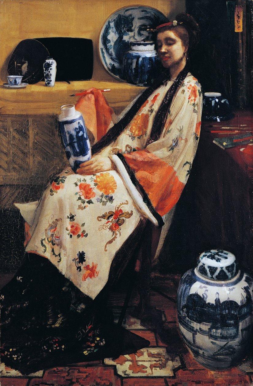 Purple and Rose: Lange Leizen of Six Marks by James Abbott McNeill Whistler