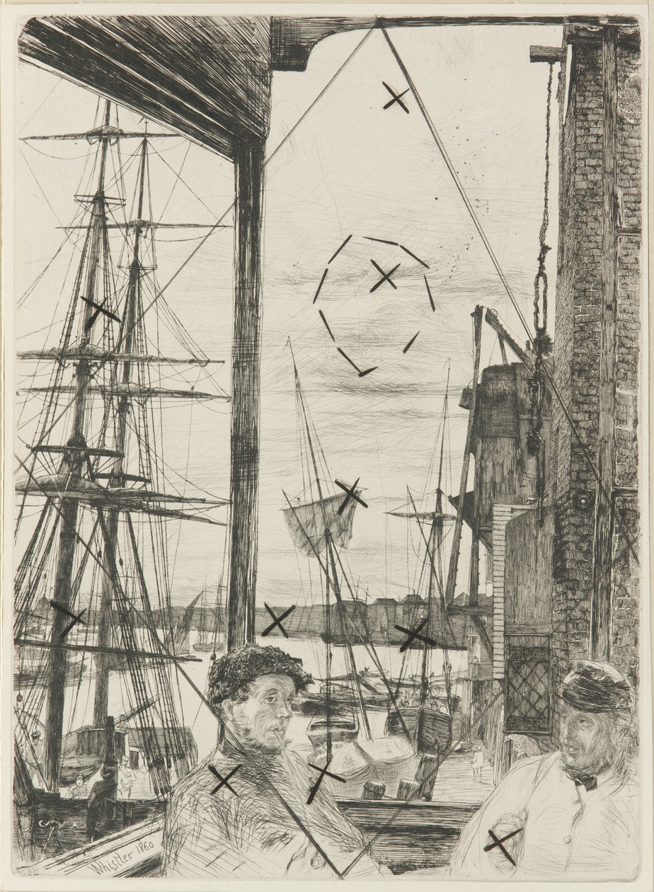 Rotherhithe, 1860 by James Abbott McNeill Whistler