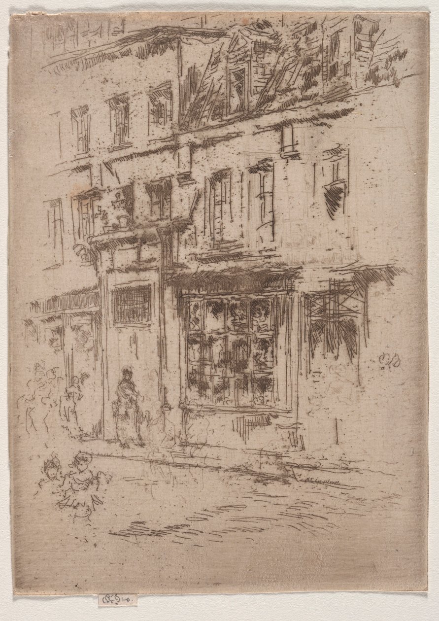 Rue du Buerre, Brussels by James Abbott McNeill Whistler