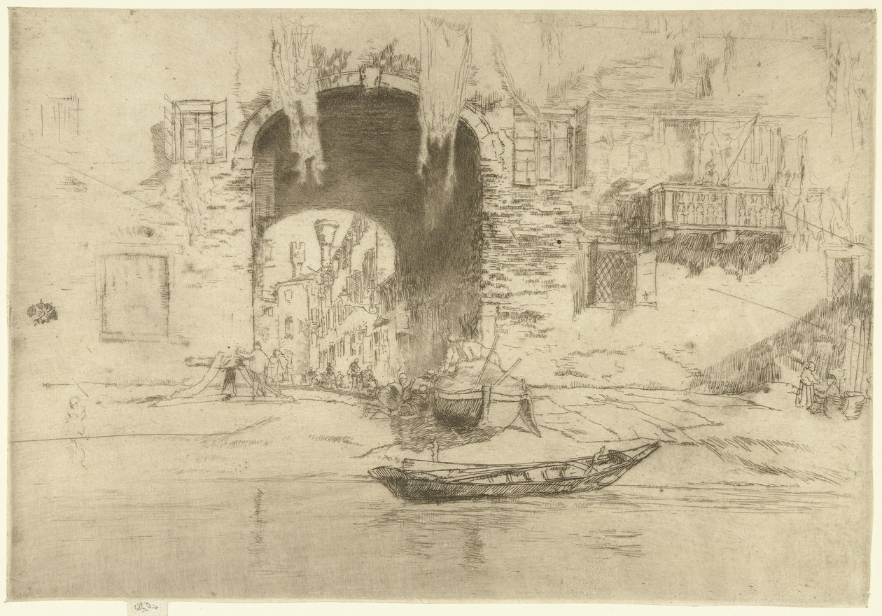 San Biagio (A set of twenty-six etchings series) by James Abbott McNeill Whistler