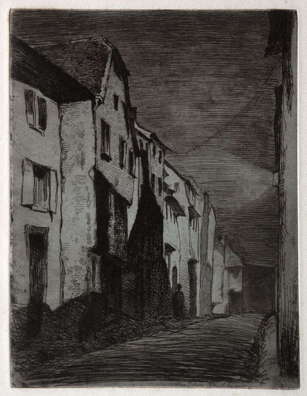 Street at Saverne by James Abbott McNeill Whistler