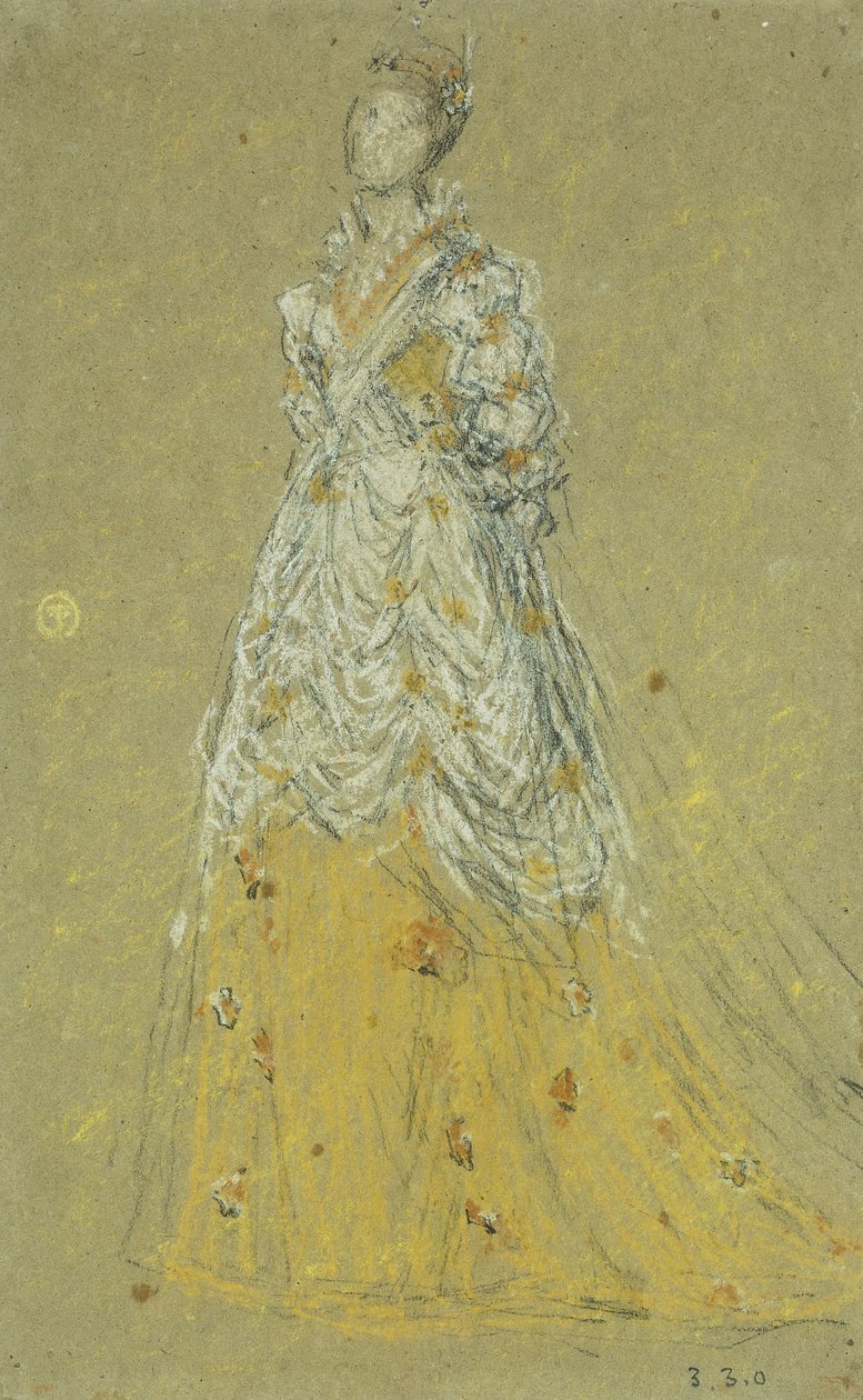 Study for Symphony in Flesh Color and Pink by James Abbott McNeill Whistler