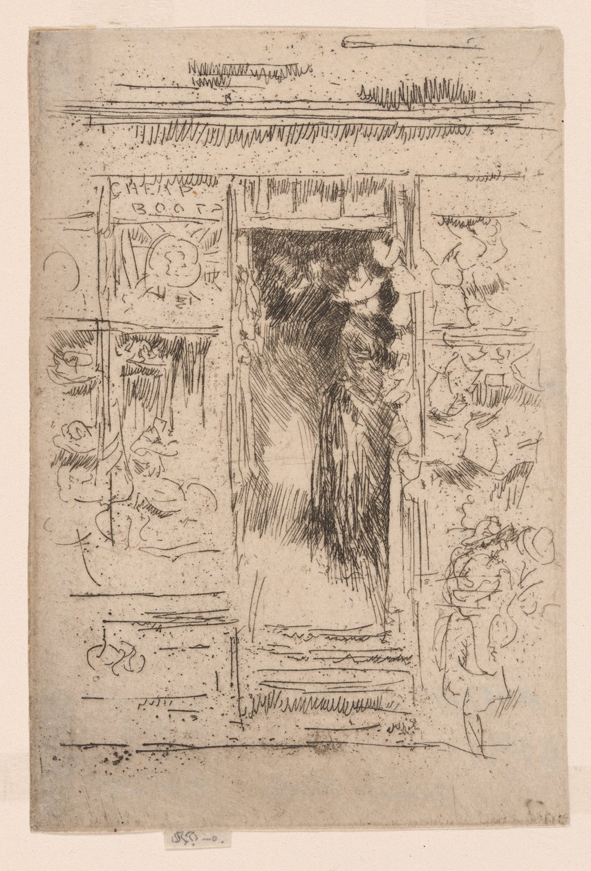 The Bonnet-Shop by James Abbott McNeill Whistler
