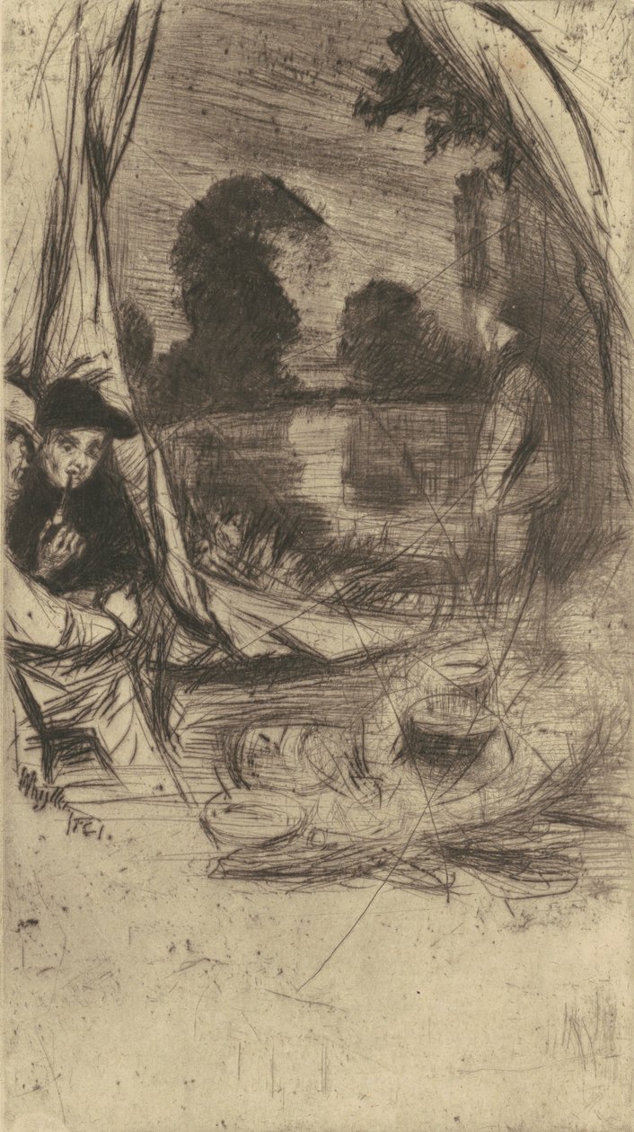 The Camp by James Abbott McNeill Whistler