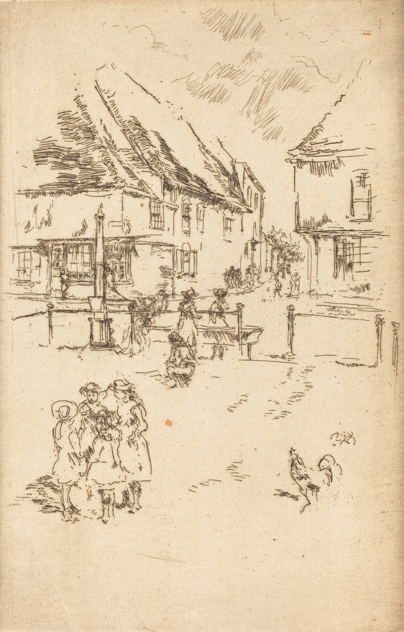 The Cock and the Pump by James Abbott McNeill Whistler