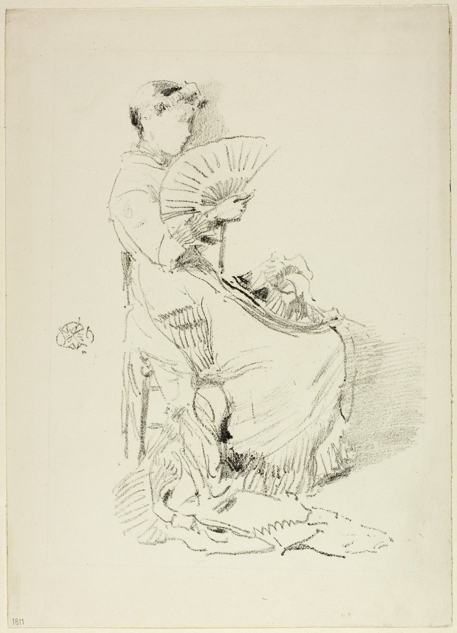 The Fan by James Abbott McNeill Whistler