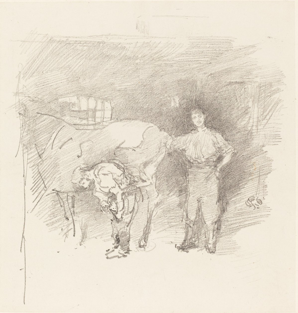 The Farriers, 1888 by James Abbott McNeill Whistler
