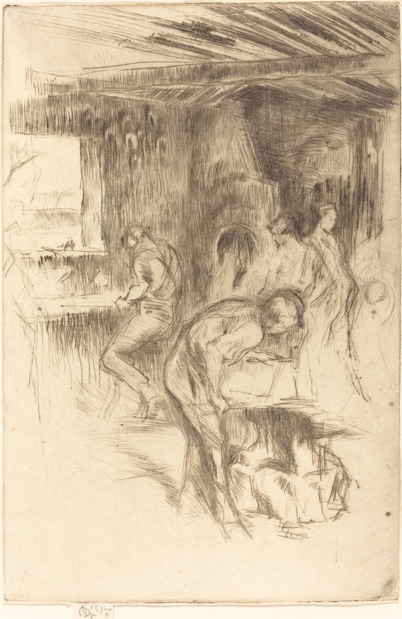 The Little Forge, 1875 by James Abbott McNeill Whistler
