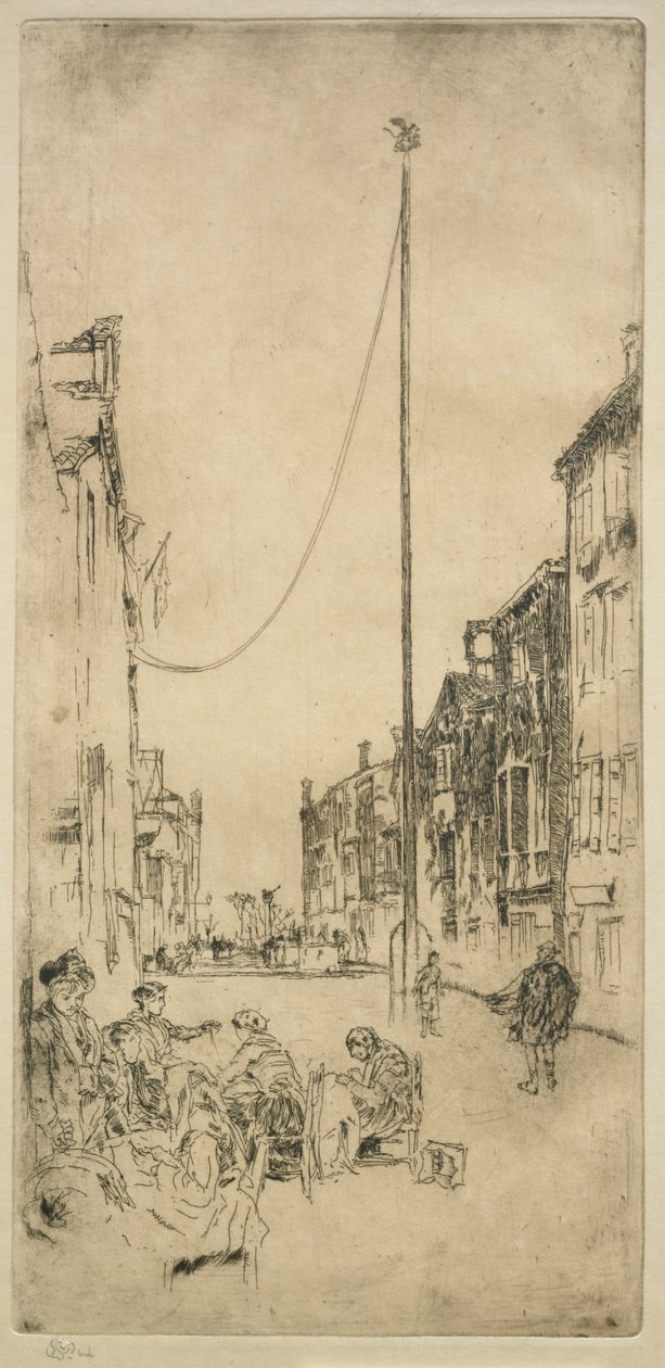 The Mast by James Abbott McNeill Whistler