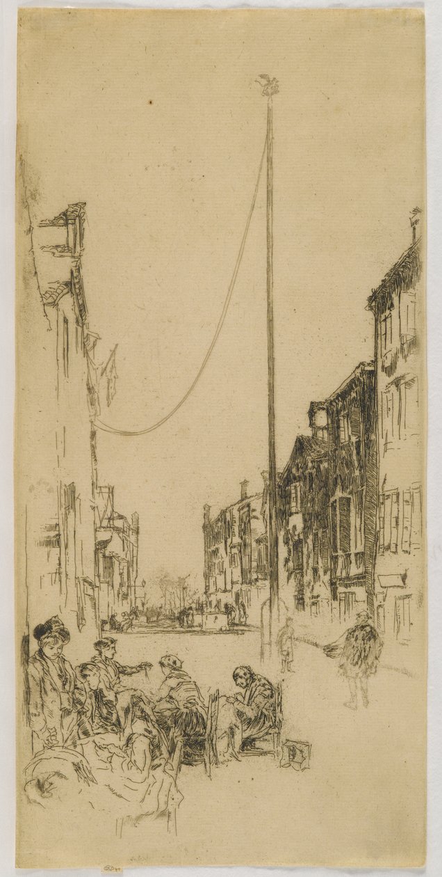 The Mast by James Abbott McNeill Whistler