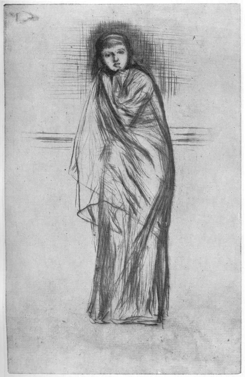 The Model Resting by James Abbott McNeill Whistler